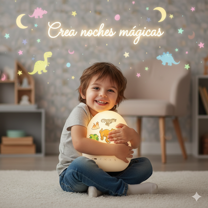 Luzzy DreamEgg™ – Proyector Mágico Dino para Niños
