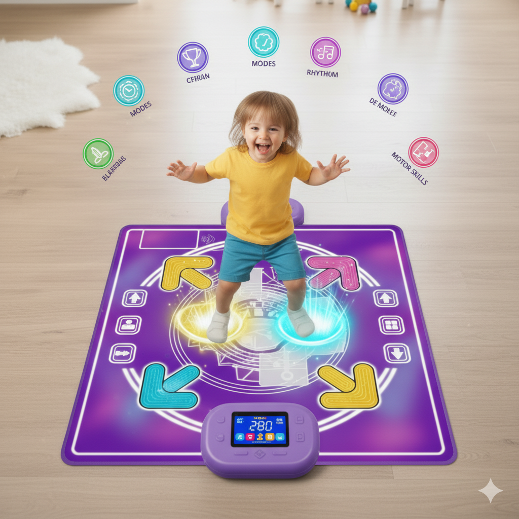 ALFOMBRA MÁGICA MUSICAL™ – ¡La diversión que hace bailar la felicidad!