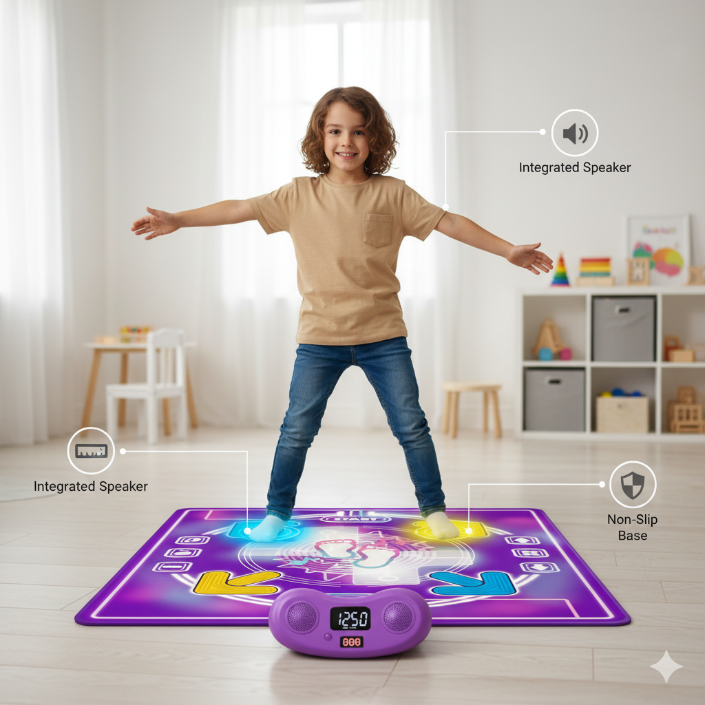 ALFOMBRA MÁGICA MUSICAL™ – ¡La diversión que hace bailar la felicidad!