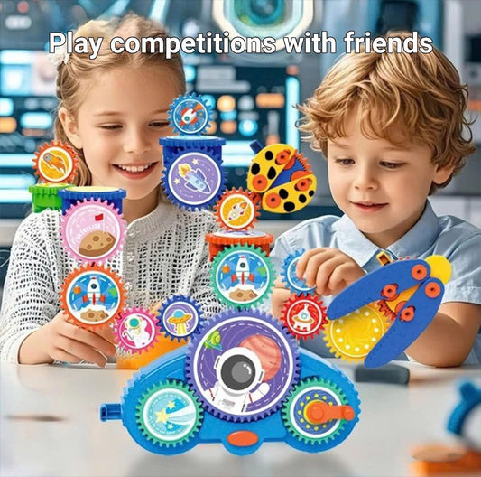 Set Espacial STEM con Engranajes