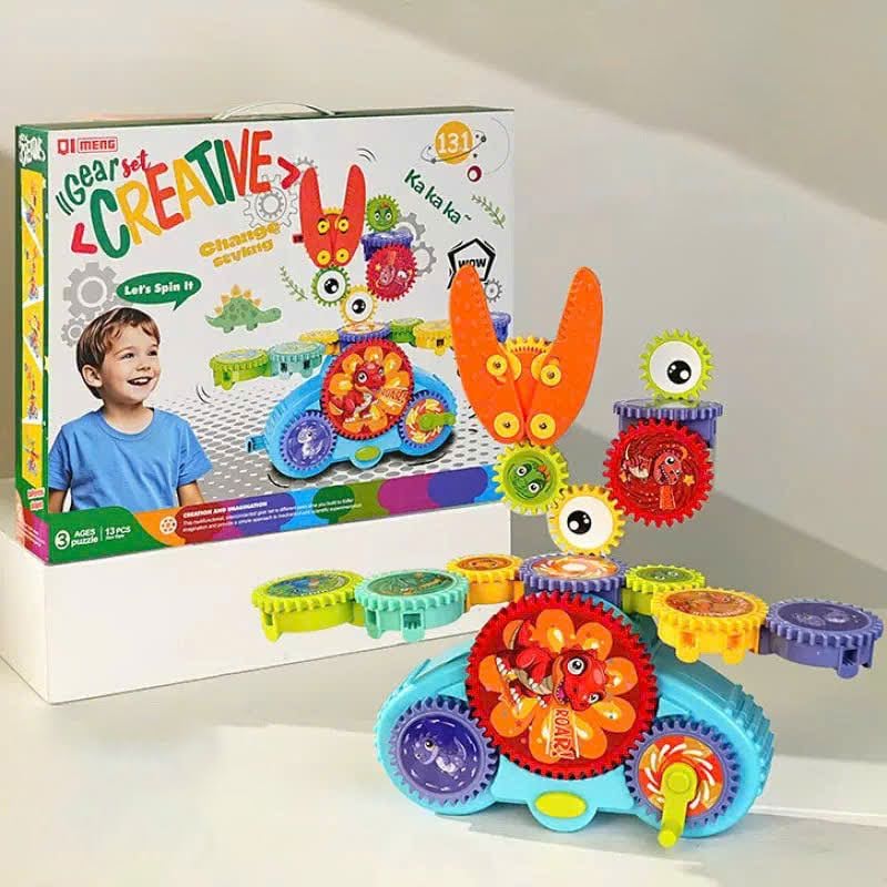 Set Espacial STEM con Engranajes