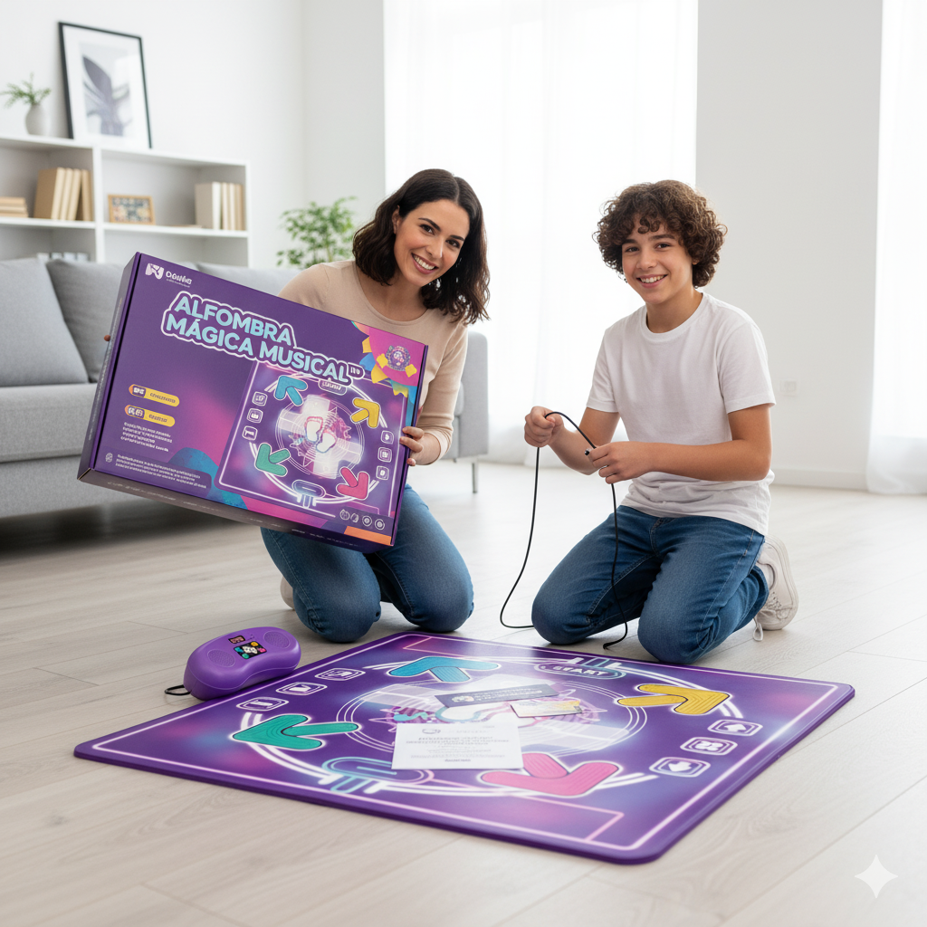 ALFOMBRA MÁGICA MUSICAL™ – ¡La diversión que hace bailar la felicidad!