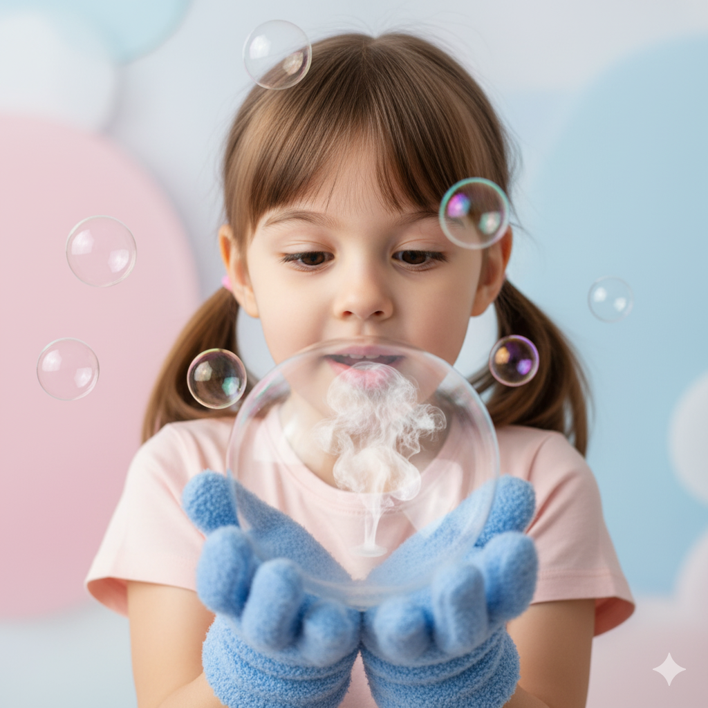 Pistola de Burbujas con Humo Mágica™ – ¡El Juguete que Hace Soñar a los Niños! 🌈