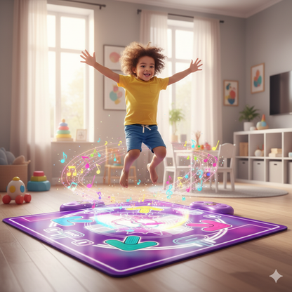 ALFOMBRA MÁGICA MUSICAL™ – ¡La diversión que hace bailar la felicidad!