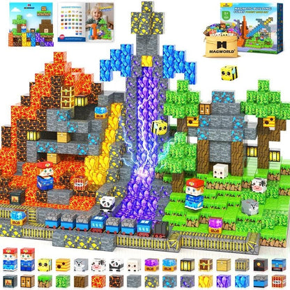 Minecraft Magnetic Blocks Set