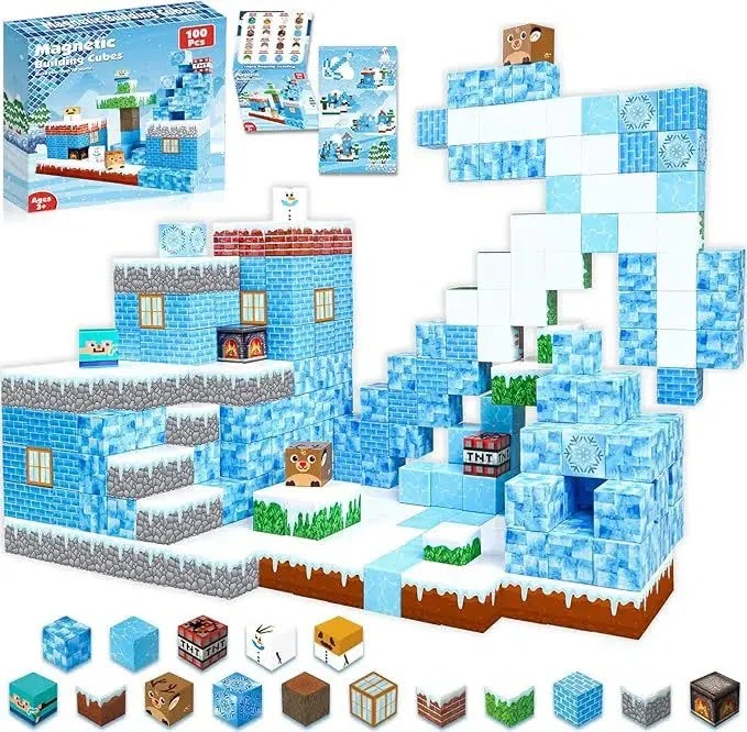 Minecraft Magnetic Blocks Set