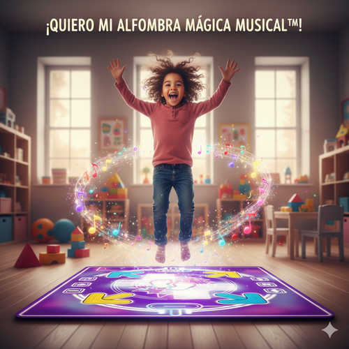 ALFOMBRA MÁGICA MUSICAL™ – ¡La diversión que hace bailar la felicidad!