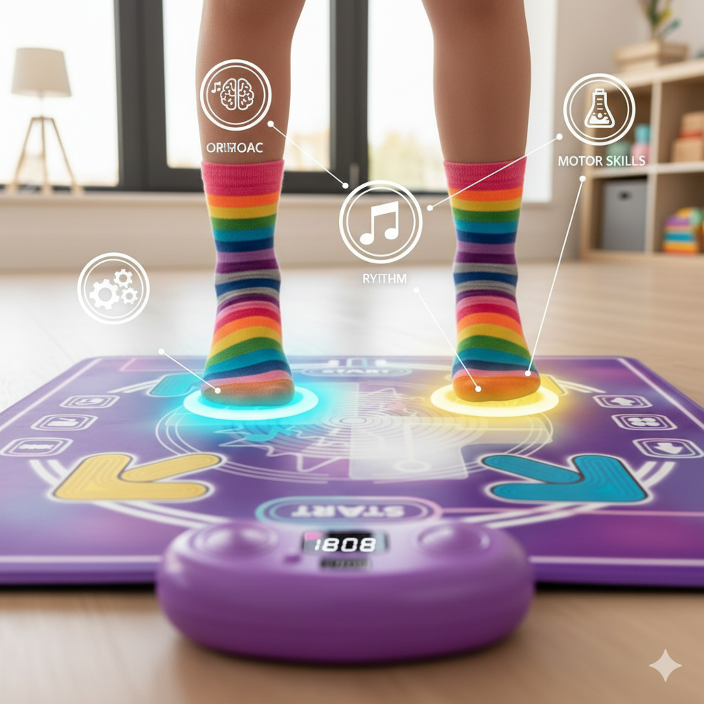 ALFOMBRA MÁGICA MUSICAL™ – ¡La diversión que hace bailar la felicidad!