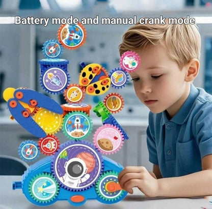 Set Espacial STEM con Engranajes