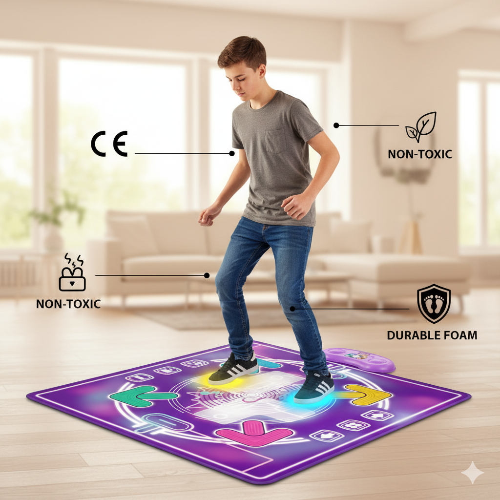 ALFOMBRA MÁGICA MUSICAL™ – ¡La diversión que hace bailar la felicidad!